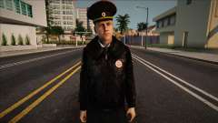 Un policier en uniforme d’hiver pour GTA San Andreas