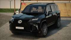 Lexus LX600 Black für GTA San Andreas