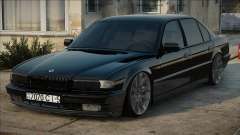 BMW E38 Noir en stock pour GTA San Andreas