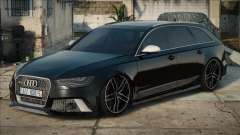 Audi RS6 Blek pour GTA San Andreas