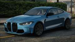 BMW M4 2020 Bleu pour GTA San Andreas