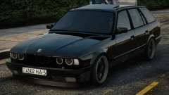 BMW e34 525i Touring 1996 Black pour GTA San Andreas