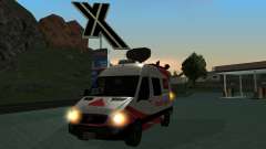 Fourgon d’actualités Sirasa TV pour GTA San Andreas