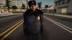 Officier de police de district en uniforme d’hiver pour GTA San Andreas