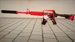 M4A1 Rias Gremory Simple Skin für GTA San Andreas