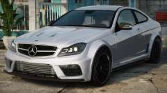 Mercedes-Benz C63 AMG Coupe Silver für GTA San Andreas