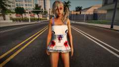 Skin De Halloween Version Argenta v2 pour GTA San Andreas