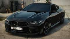 BMW M8 Competition avec éclairage intérieur pour GTA San Andreas