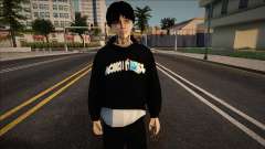 Junger Kerl in einem stylischen Hoodie für GTA San Andreas