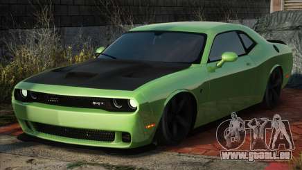 2017 Dodge Challenger Hellcat - Lime Green pour GTA San Andreas