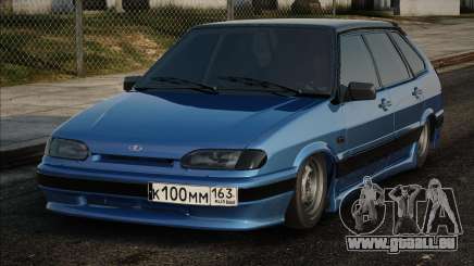 VAZ 2114 Bleu en stock pour GTA San Andreas