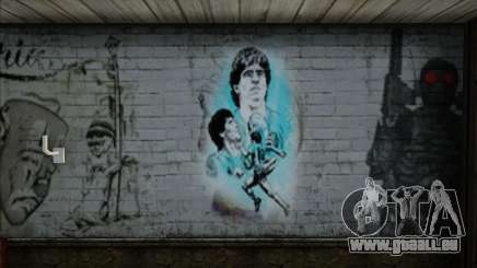 Mural Maradona pour GTA San Andreas