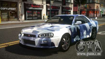 Nissan Skyline R34 Heroshi S10 für GTA 4