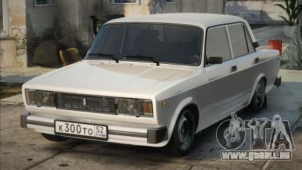 VAZ 2107 Weiß und Lager für GTA San Andreas