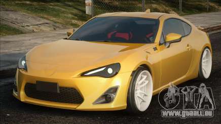 Toyota GT86 Jaune pour GTA San Andreas