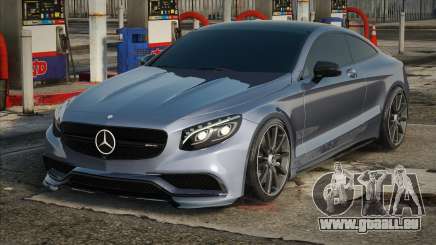 Mercedes-Benz s63 Coupe Silver für GTA San Andreas