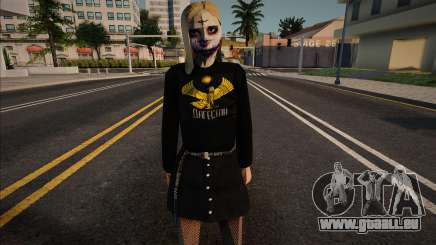 Mädchen mit Halloween-Make-up für GTA San Andreas