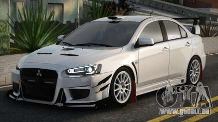 Mitsubishi Lancer Evolution 10 White für GTA San Andreas