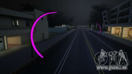 Arches de néons à Los Santos et San Fierro (Violet pour GTA San Andreas