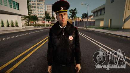 Ein Polizist in Winteruniform für GTA San Andreas