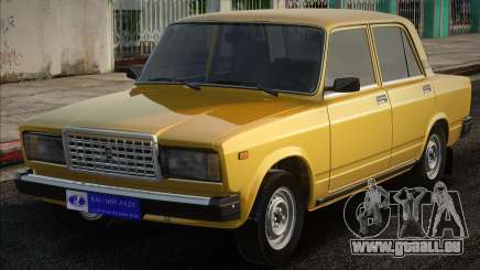 VAZ 2107 Jaune en stock pour GTA San Andreas