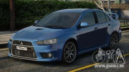 Mitsubishi Lancer Evolution Blu pour GTA San Andreas