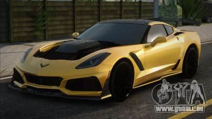 Chevrolet Corvette ZR1 2019 Yellow pour GTA San Andreas