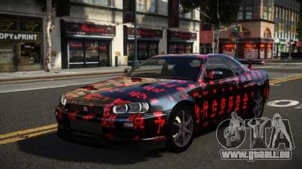 Nissan Skyline R34 Heroshi S13 pour GTA 4