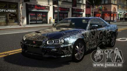 Nissan Skyline R34 Heroshi S14 pour GTA 4