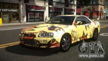 Nissan Skyline R34 Heroshi S11 pour GTA 4