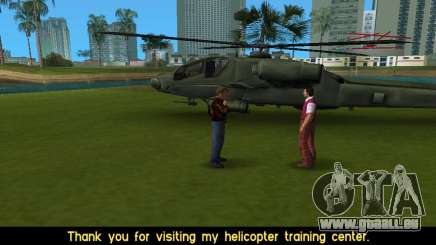 Mod de mission d’entraînement en hélicoptère Hunter pour GTA Vice City