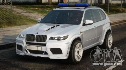 BMW X5 E70 Black Police für GTA San Andreas