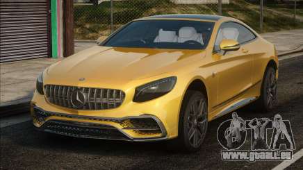 Mercedes-Benz S63 AMG Coupe Yellow pour GTA San Andreas