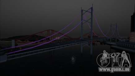 Pont au néon à San Fierro pour GTA San Andreas