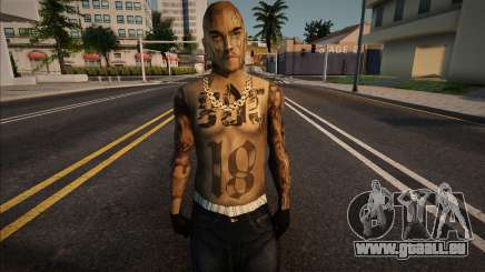 Barrio 18 Street Gang Man 3 pour GTA San Andreas