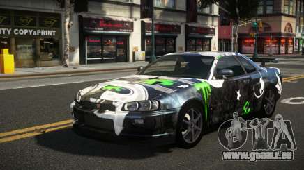 Nissan Skyline R34 Heroshi S5 für GTA 4