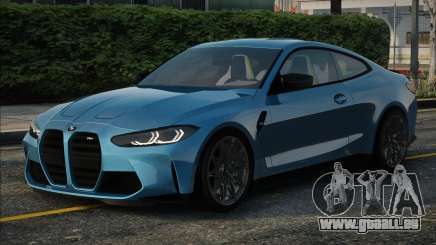 BMW M4 2020 Blau für GTA San Andreas