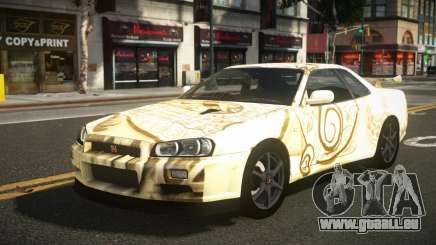 Nissan Skyline R34 Heroshi S12 für GTA 4