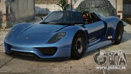 Porsche 918 Spyder Concept Study Nero Interior für GTA San Andreas