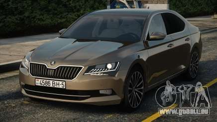 Skoda Superb Grey pour GTA San Andreas