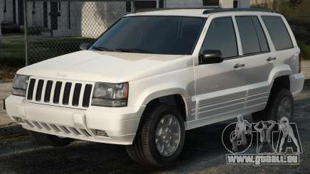 Jeep Grand Cherokee ZJ White für GTA San Andreas