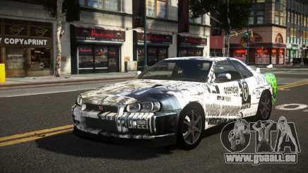 Nissan Skyline R34 Heroshi S7 für GTA 4