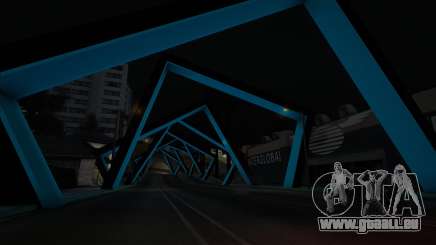 Arches carrées au néon à Los Santos pour GTA San Andreas