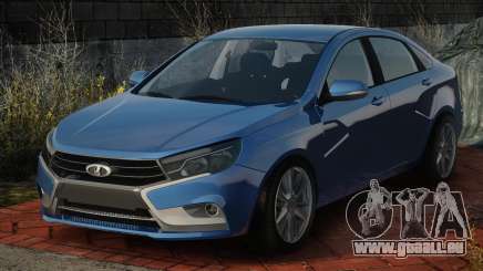 Lada Vesta Blu für GTA San Andreas