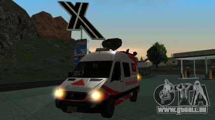 Fourgon d’actualités Sirasa TV pour GTA San Andreas