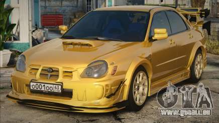 Subaru WRX STI Yellow pour GTA San Andreas