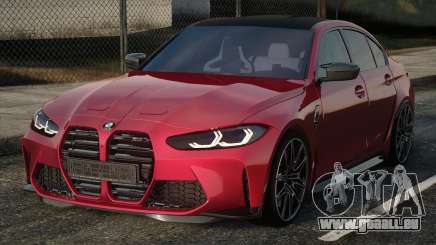 BMW M3 Competition g80 2021 Red für GTA San Andreas