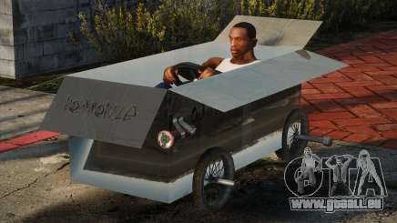 Boîte en carton sur roulettes pour GTA San Andreas