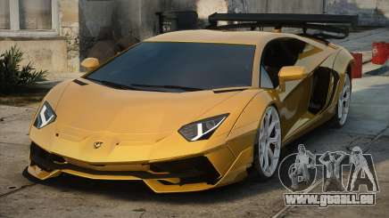 Lamborghini Aventador LP700-4 Yellow Stock für GTA San Andreas