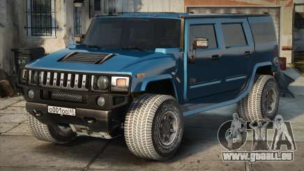 Hummer H2 Blue pour GTA San Andreas